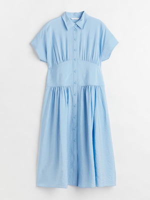 Сукня А-силуету блакитна | 6632444