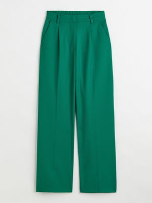 Прямі зелені штани | 6632484