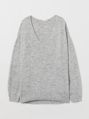 Пуловер светло-серый | 6632632