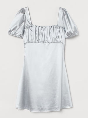 Сукня А-силуету сріблястого кольору | 6632846