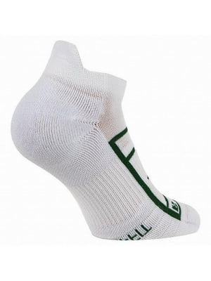 Шкарпетки білі в принт | 6638075