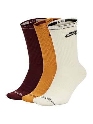 Шкарпетки 3- різнокольорові | 6638079