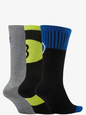 Шкарпетки 3- різнокольорові | 6638085