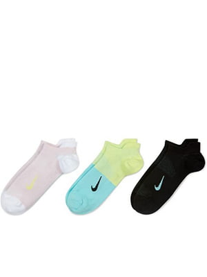 Шкарпетки 3- різнокольорові | 6638116