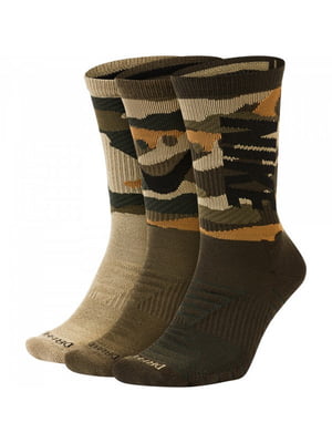 Шкарпетки 3- кольору хакі | 6638140