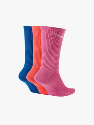 Шкарпетки 3- різнокольорові | 6638196