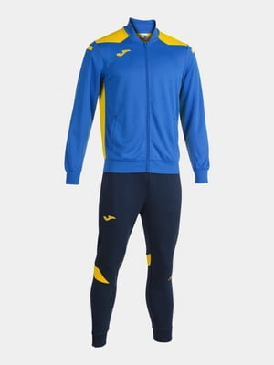 Спортивный костюм синий, голубой, желтый | 6639095