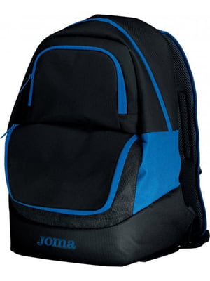 Рюкзак чорно-синій Уні 47х32х32см | 6639397