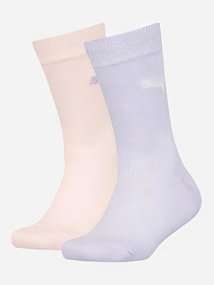 Шкарпетки пари персикові, фіолетові | 6640763
