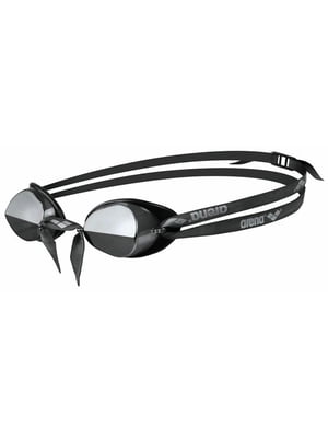 Очки для плавания черно-серебристого цвета | 6641823