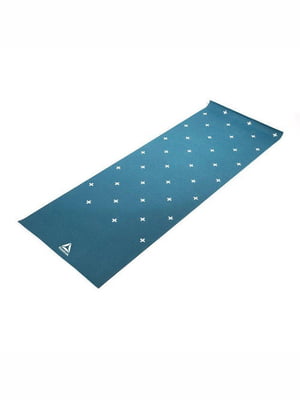 Двосторонній килимок для йоги 4 блакитний, білий Уні 173 х 61 х 0,4 см | 6642357