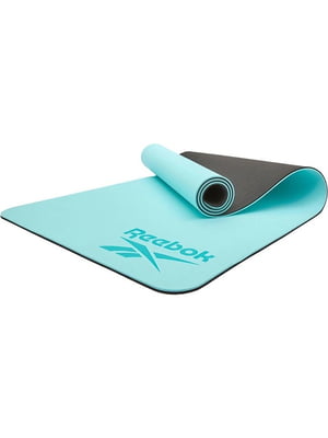 Двосторонній килимок для йоги 4 синій Уні 173 х 61 х 0,4 см | 6642360