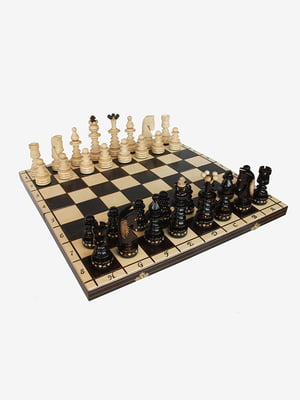 Большие красивые шахматы подарочные 50 на 50 см Натуральное дерево из ели | 6645176