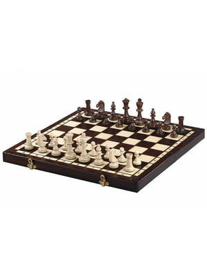 Большие шахматы ОЛИМПИЙСКИЕ Натуральное дерево сувенирные 42 на 42 см | 6645180