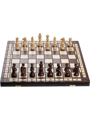 Набір шахи 2в1 дерев'яні комплект подарункові з натурального дерева на подарунок 50 на 50 | 6645209