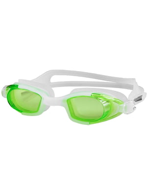 Очки для плавания 014-30 Бело-зеленые | 6645885