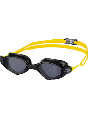 Очки для плавания 6133 Черно-желтые | 6646005