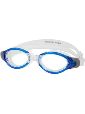 Очки для плавания сине-прозрачные | 6646165
