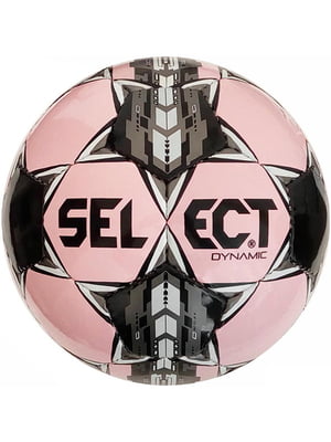 Мяч футбольный черно-розовый | 6646221