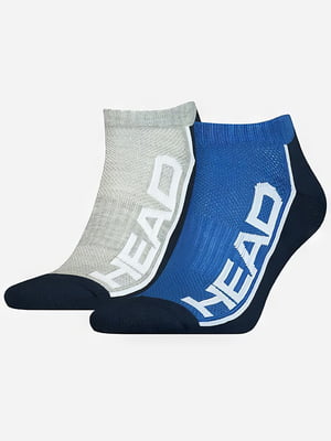 Шкарпетки 2- / Сірий Синій | 6646442