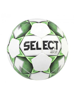 М'яч футбольний біло-зелений | 6646561