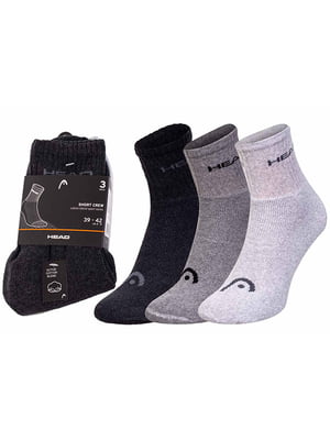 Шкарпетки Чорний; Білий; Сірий | 6647052