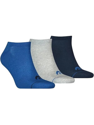 Шкарпетки синій, сірий, темно-синій | 6647135