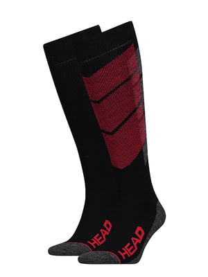 Шкарпетки 2- Чорний; червоний | 6647218