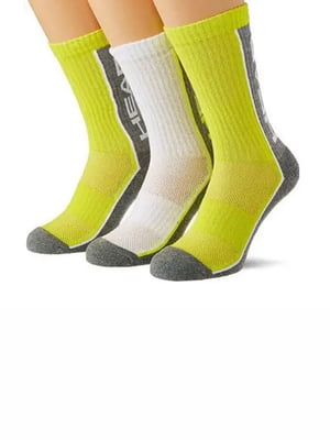 Шкарпетки Білий; Сірий; Жовтий | 6647236
