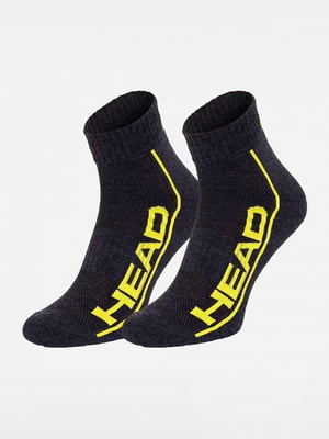 Шкарпетки 2- / Сірий Жовтий | 6647266