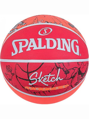 Мяч баскетбольный резиновый Красный | 6648471