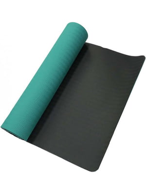 Коврик для йоги зелено-серый (173610.6 см) | 6648823