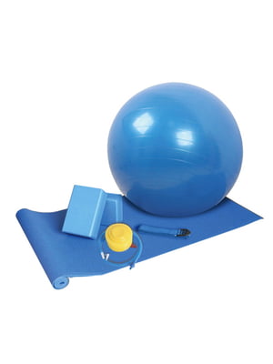 Набір для йоги синій (5 предметів) | 6648824