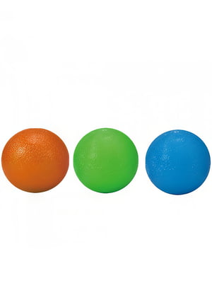 Набір м'ячиків-еспандерів різнокольоровий (4,56.5 см) | 6648828