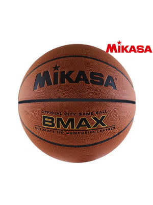 М'яч баскетбольний коричневий із принтом | 6648990