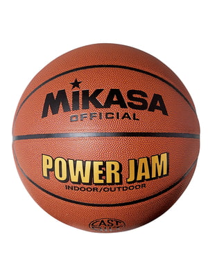 М'яч баскетбольний коричневий із принтом | 6649001