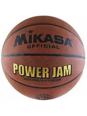 М'яч баскетбольний коричневий із принтом | 6649002
