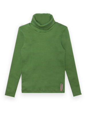 Удобный свитер "Стиль" рубчик зеленый | 6650390