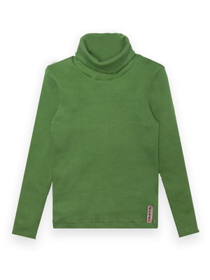 Удобный свитер "Стиль" рубчик зеленый | 6650399