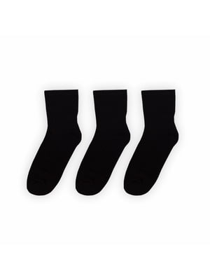 Шкарпетки махрові чорні 3шт. | 6650662