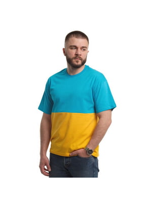 Патриотическая  футболка"Прапор" желто-голубая | 6650843