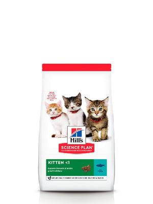 Сухой корм для котят Hills Science Plan Kitten с тунцом 300 г | 6654103