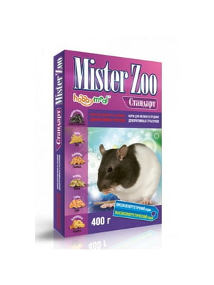Корм для грызунов Mister Zoo Стандарт 400 гр | 6654121