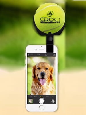 Игрушка для собак Croci клипса на телефон и мяч для фото 6,5 см | 6654132