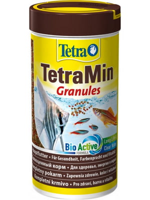 Корм Tetra Min Granules для акваріумних риб у гранулах 250 мл | 6654148