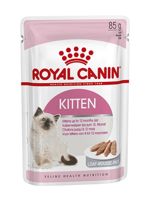 Консерва для кошенят Royal Canin Kitten in loaf пауч паштет 85 г | 6654171