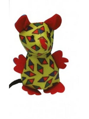 Іграшка для котів Croci Миша Арлекіно 7.5 см | 6654340
