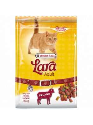 Сухий корм для активних котів Lara зі смаком ягняти 350 г 4 | 6654480