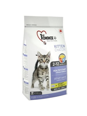 Сухий корм для кошенят 1st Choice Kitten зі смаком курки 10 кг | 6654495