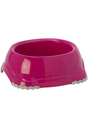 Пластикова миска Moderna Смарті для собак і кішок яскраво-рожева 315 мл | 6654622